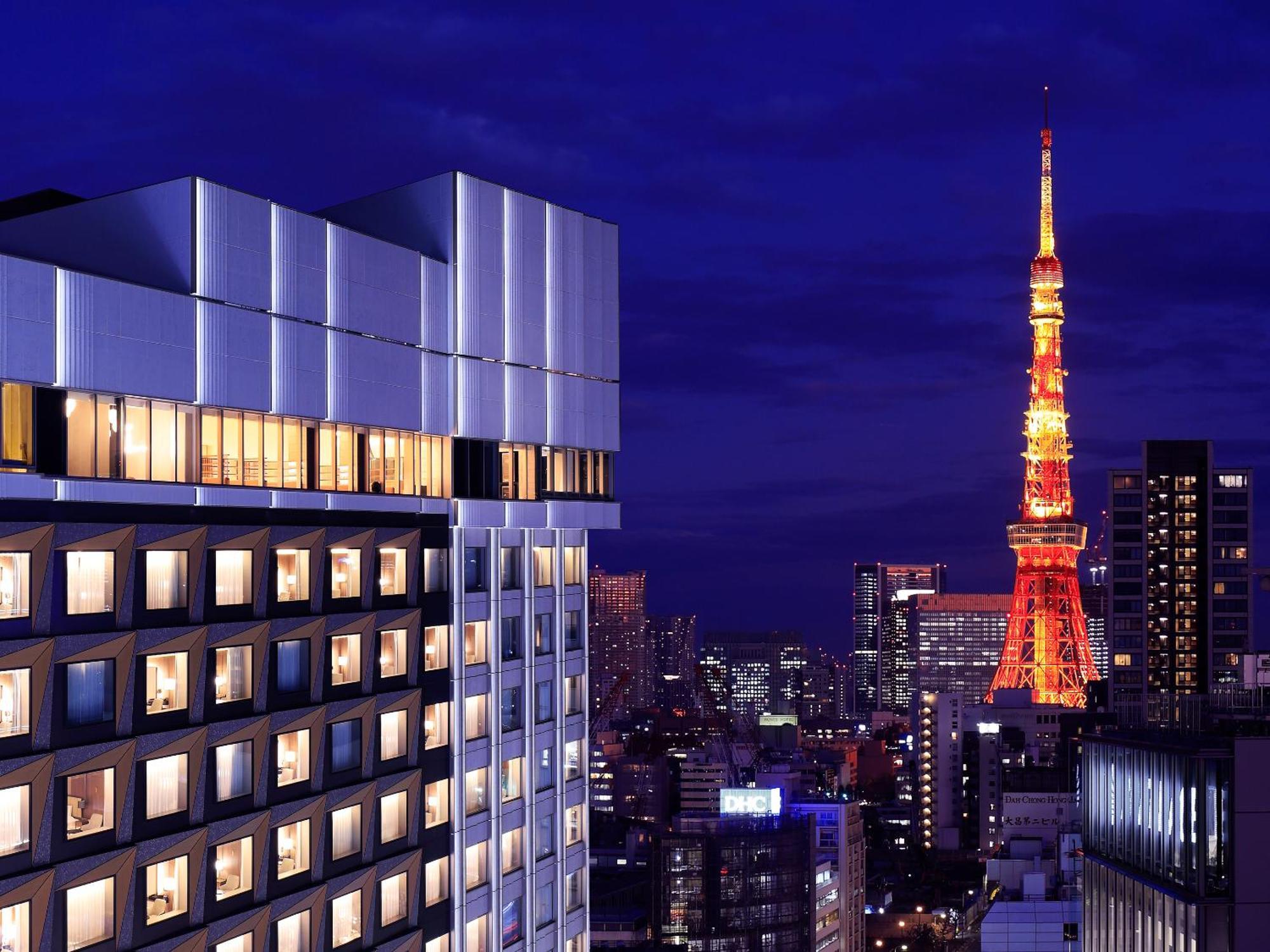 Mitsui Garden Hotel Roppongi Tokyo Premier Esterno foto The hotel at night